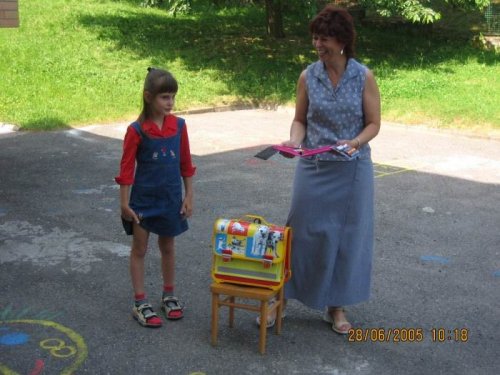 Loučení dětí z MŠ - 28.6.2005